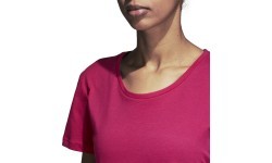 Adidas Aop Linear Tee sieviešu krekls, Real Magenta DJ1626