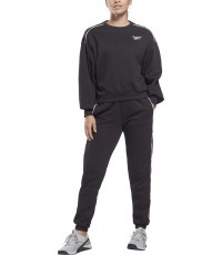 Спортивный костюм женский Reebok Piping Pack черный HB2338