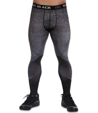 Men’s Sports Leggings BAS BLACK Hardmen - Pilka