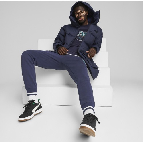 Мужской пуховик Puma Protective Hooded тёмно-синий 675378 06