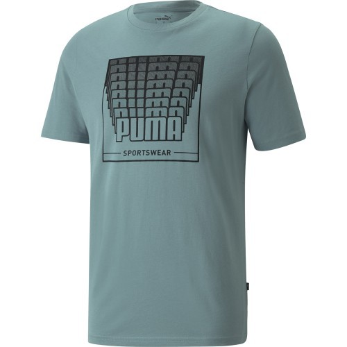 Puma vīriešu T-krekls Wording Grap Green 848564 50