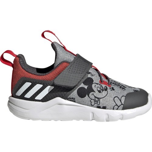 Детские кроссовки Adidas RapidaFlex Mickey серые/красные EF9730