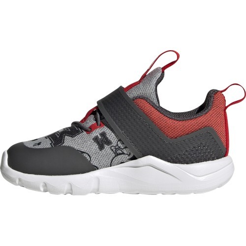Детские кроссовки Adidas RapidaFlex Mickey серые/красные EF9730