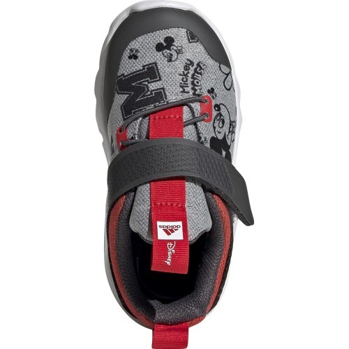 Детские кроссовки Adidas RapidaFlex Mickey серые/красные EF9730