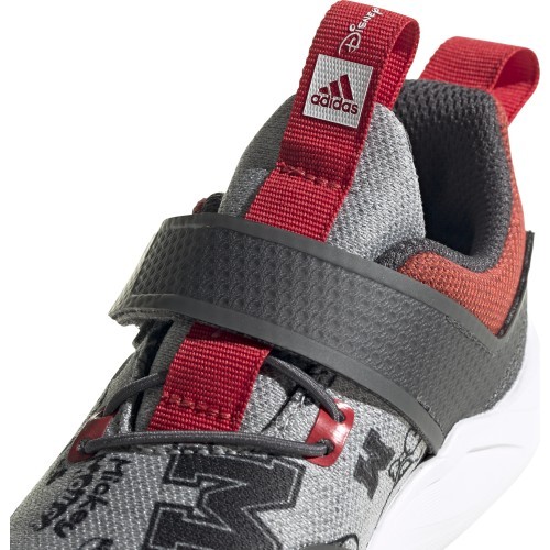 Детские кроссовки Adidas RapidaFlex Mickey серые/красные EF9730