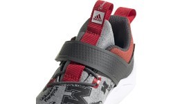 Детские кроссовки Adidas RapidaFlex Mickey серые/красные EF9730