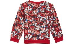 Adidas I Aop Jog Ft kids' tracksuit, Grey/Red HF1970