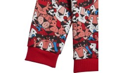 Adidas I Aop Jog Ft bērnu sporta tērps, Grey/Red HF1970
