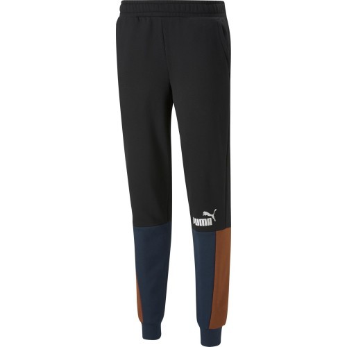 Мужские спортивные брюки Puma Ess+ Block Sweatpants Black Blue Orange 849037 71