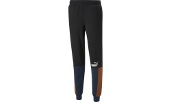 Мужские спортивные брюки Puma Ess+ Block Sweatpants Black Blue Orange 849037 71