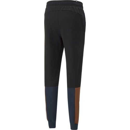 Мужские спортивные брюки Puma Ess+ Block Sweatpants Black Blue Orange 849037 71