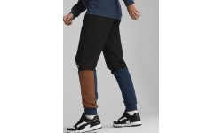Мужские спортивные брюки Puma Ess+ Block Sweatpants Black Blue Orange 849037 71