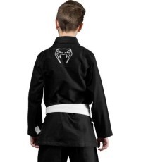 Venum Contender Kids BJJ Gi (Free white belt included) - Black