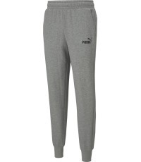 Мужские спортивные брюки Puma Ess Logo Pants Tr серые 586716 03