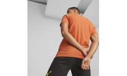 Puma Graphics Court Tee vīriešu krekls Chili Orange 674481 94