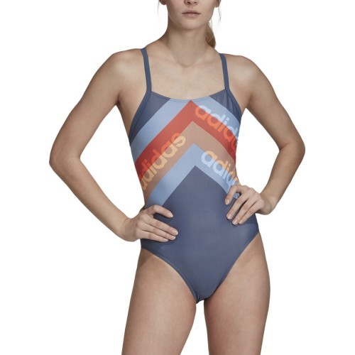 Adidas Fit 1Pc Lin peldkostīms, zils DY5892