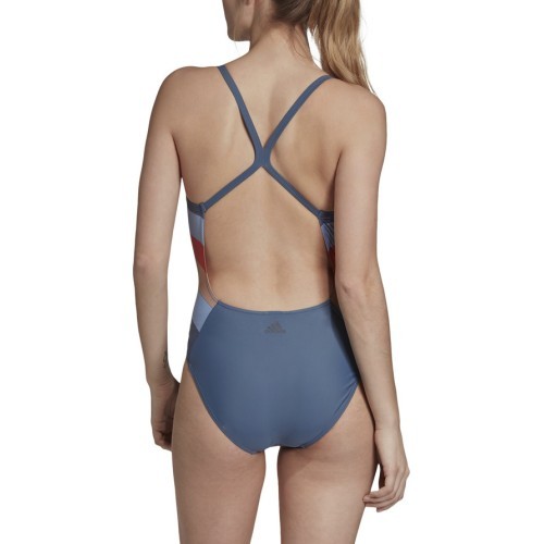 Adidas Fit 1Pc Lin peldkostīms, zils DY5892