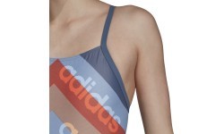 Купальник Adidas Fit 1Pc Lin, синий DY5892
