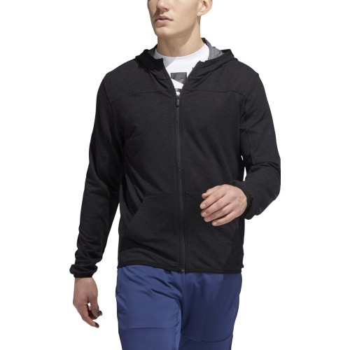 Мужская толстовка Adidas City Flc F/Z Hd черная FS4102
