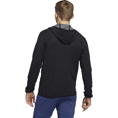 Adidas City Flc F/Z Hd vīriešu džemperis, melns FS4102