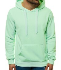 Мужская флисовая толстовка J.Style, мятная, 68B2009-61