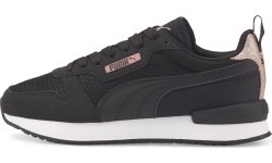Puma R78 Metallic Jr подростковые кроссовки чёрные 383931 01