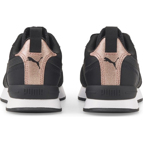 Puma R78 Metallic Jr pusaudžu apavi, melni 383931 01