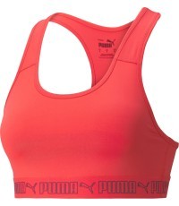 Puma Mid Impact Elastic Women's Sports Bra Red 520302 34