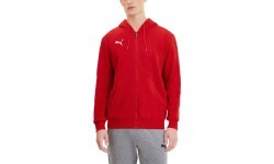 Puma мужская толстовка TeamGoal 23 Casuals Hooded Red 656708 01