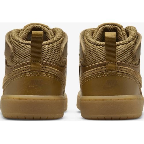 Детская обувь Nike Court Borough Mid 2 коричневая CD7784 701