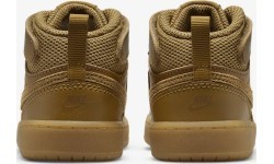 Nike Court Borough Mid 2 Kids' Shoes Brown CD7784 701