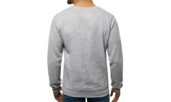 J.Style Men's Sweatshirt Fleece Light Grey 68B2001-2