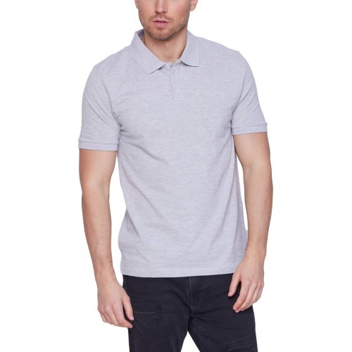 Glo Story Men's Polo Shirt Grey MTS D0073
