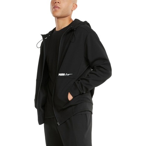 Мужская толстовка Puma Rad Cal Fz с капюшоном, черная