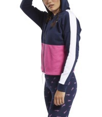 Женский свитшот Reebok Te Linear Logo Ft F Blue Pink FU2205