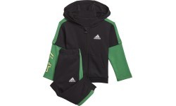 Adidas I Bold 49 Set Kids Tracksuit Black Green GM8945
