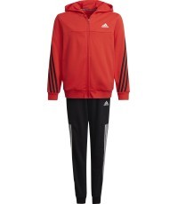 Adidas B Cotton TS tracksuit for teens, black/red, HF4509