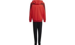 Adidas B Cotton TS sporta tērps pusaudžiem, melns/sarkans, HF4509