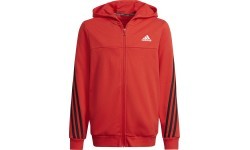 Adidas B Cotton TS sporta tērps pusaudžiem, melns/sarkans, HF4509