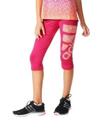 Adidas pusgarās bikses pusaudžiem Wardrobe 3/4 Logo Tight AK2168