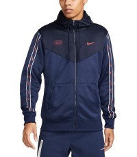 Nike vīriešu džemperis M NSW Repeat SW PK FZ Hoody Navy DX2025 410