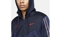 Nike vīriešu džemperis M NSW Repeat SW PK FZ Hoody Navy DX2025 410
