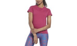 Женская футболка Reebok Wor Comm Cotton Tee Pink HI6913