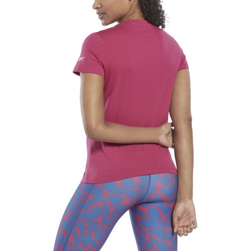 Reebok Wor Comm Cotton Tee sieviešu krekls Pink HI6913