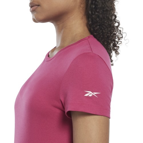 Женская футболка Reebok Wor Comm Cotton Tee Pink HI6913