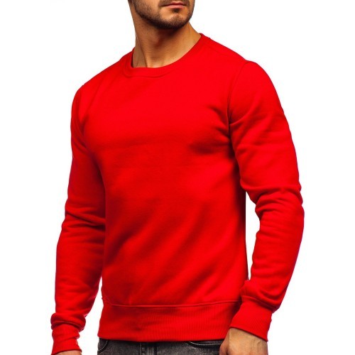 J.Style Men's Sweatshirt Red 68B10001-18