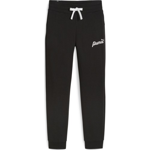Женские спортивные брюки Puma ESS+ Script Pants чёрные 679350 01