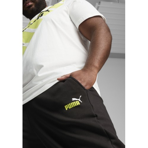 Puma мужские спортивные брюки Ess+ 2 Col Logo Pants Black 586768 59