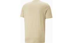 Puma kokvilnas vīriešu T-krekls Ess Logo Tee Cream 586667 85