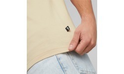Puma kokvilnas vīriešu T-krekls Ess Logo Tee Cream 586667 85